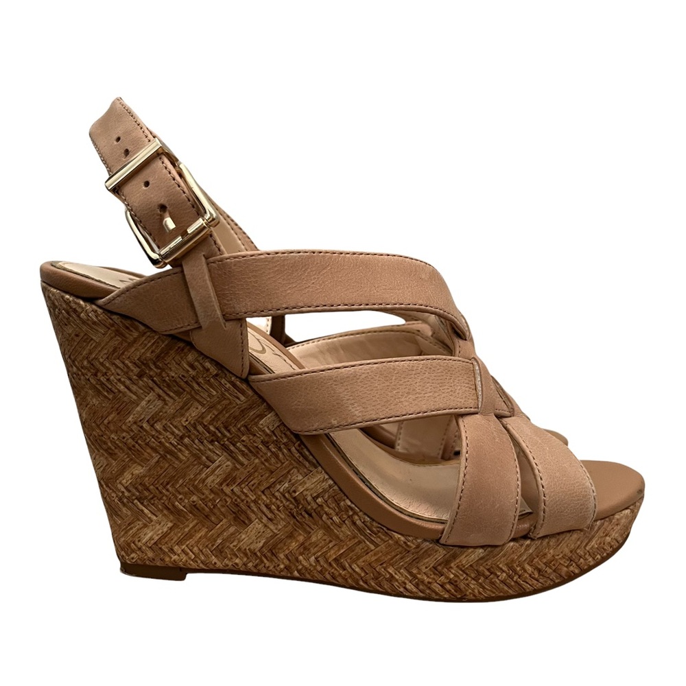 Jessica Simpson Tan Wedges